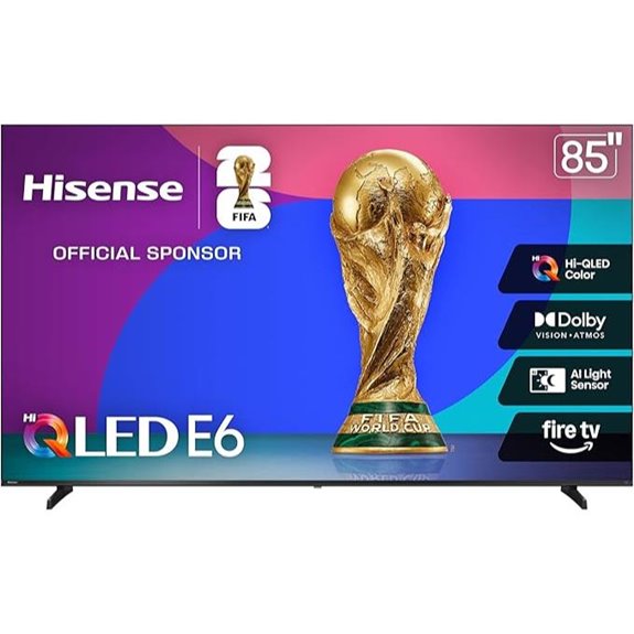 Hisense 85 E6 QLED 4K UHD Smart Fire TV