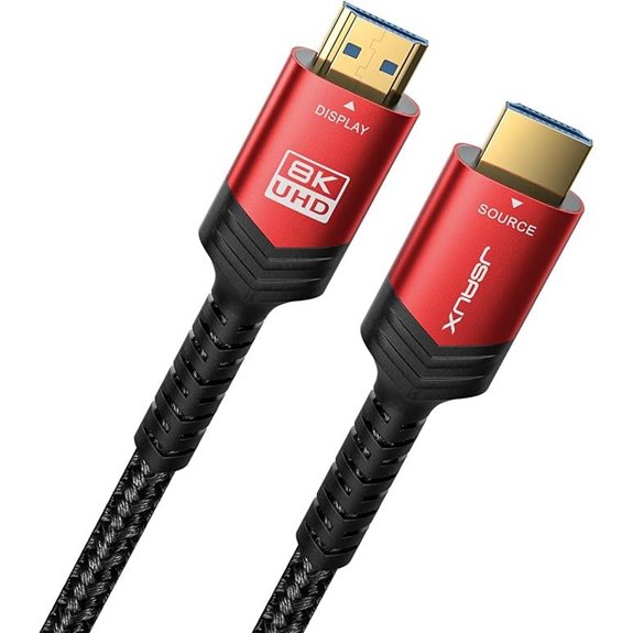 JSAUX 8K 100ft HDMI Cable 2.1 High Speed