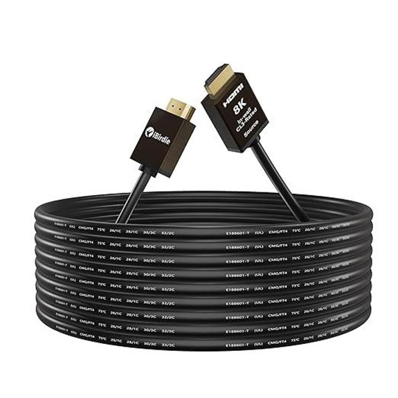 iBirdie 8K Fiber Optic HDMI Cable 75ft