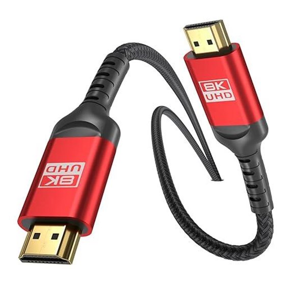 8K HDMI Cable 25FT with High-Speed Support