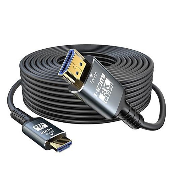 8K HDMI 2.1 Cable 75ft Supports 8K/4K HDR VRR