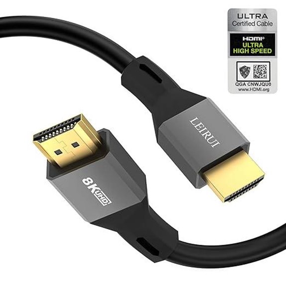 Certified HDMI 2.1 Cable 8K 48Gbps (6.6ft)