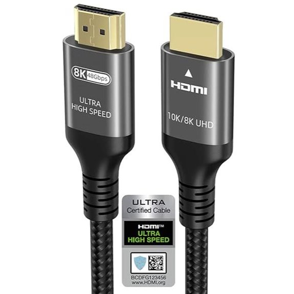High-Speed 8K HDMI Cable 25FT for Gaming & TV