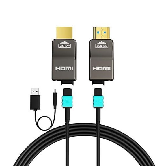 8K Fiber Optic HDMI 2.1 Cable 165FT