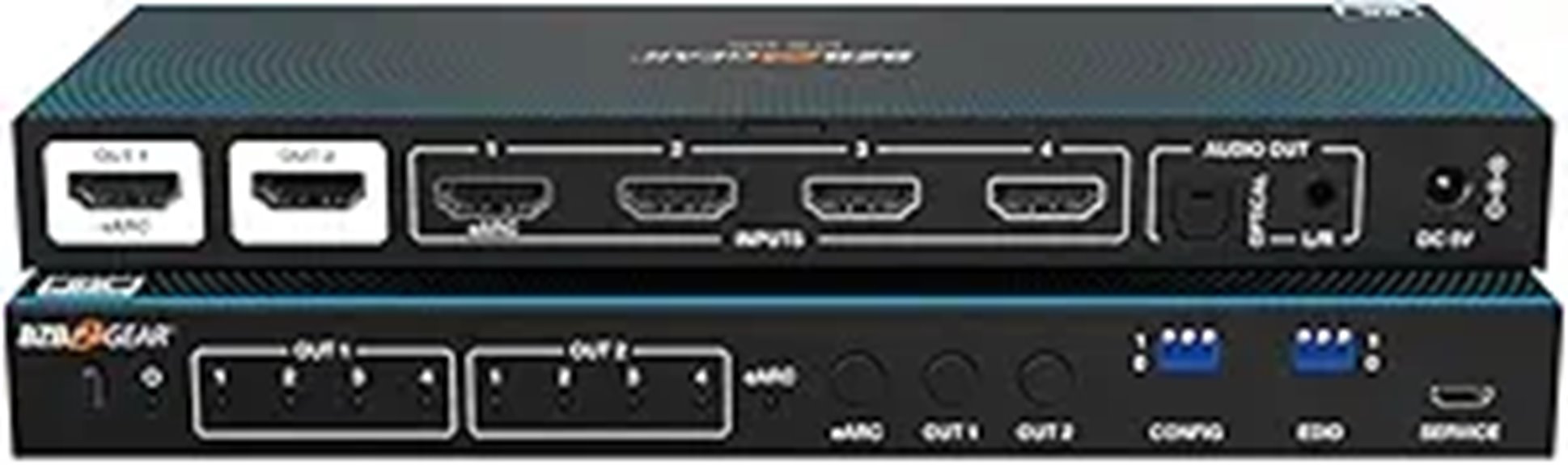 8K HDMI 2.1 Matrix Switcher with Audio De-Embedding