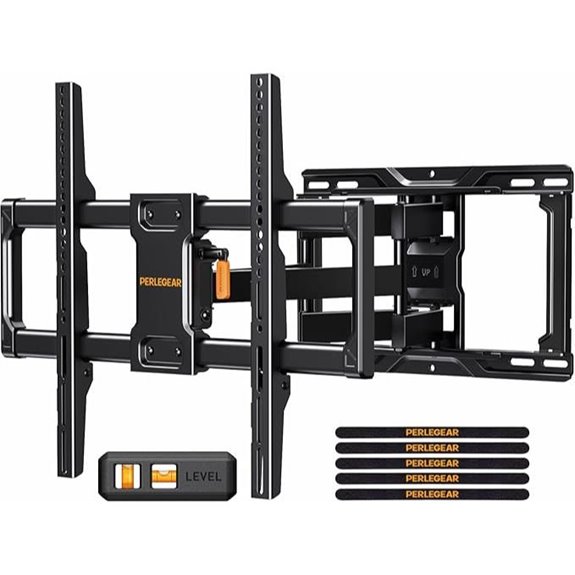 Perlegear Full Motion TV Wall Mount up to 86 inch