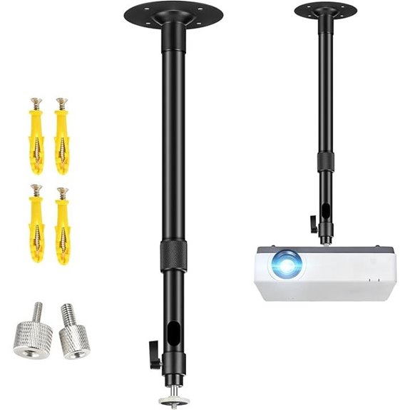 adjustable ceiling projector mount