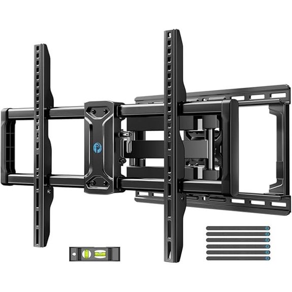 Pipishell Full Motion TV Wall Mount for 42-85 Inches