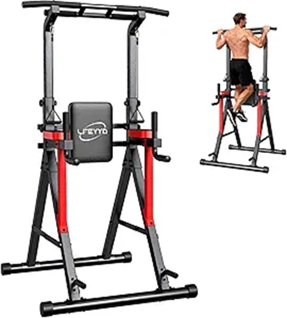 Power Tower Pull Up Bar with Adjustable Height