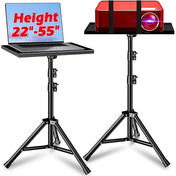 adjustable sturdy projector stand