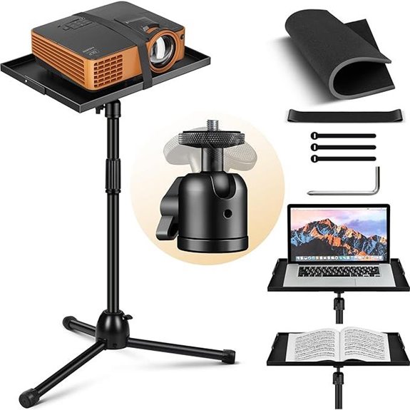 CAHAYA Adjustable Tripod for Projectors and More