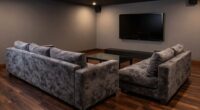 affordable home theater sectionals
