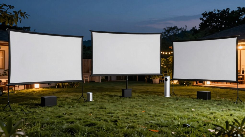 affordable outdoor projector kits