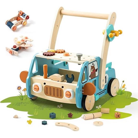 OESSUF 2-in-1 Baby Walker with Toys