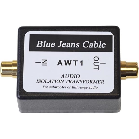 Blue Jeans Audio Isolation Ground Loop Hum Eliminator