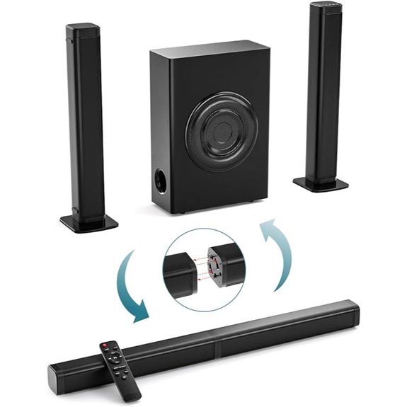 Sound Bars with Subwoofer and Bluetooth (2.1ch 240W)