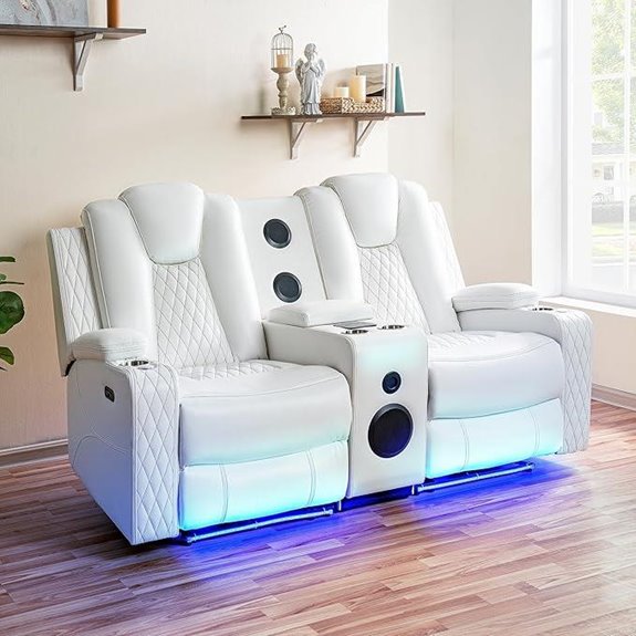 Chicago Home Theater Recliner with Bluetooth & LED Lights