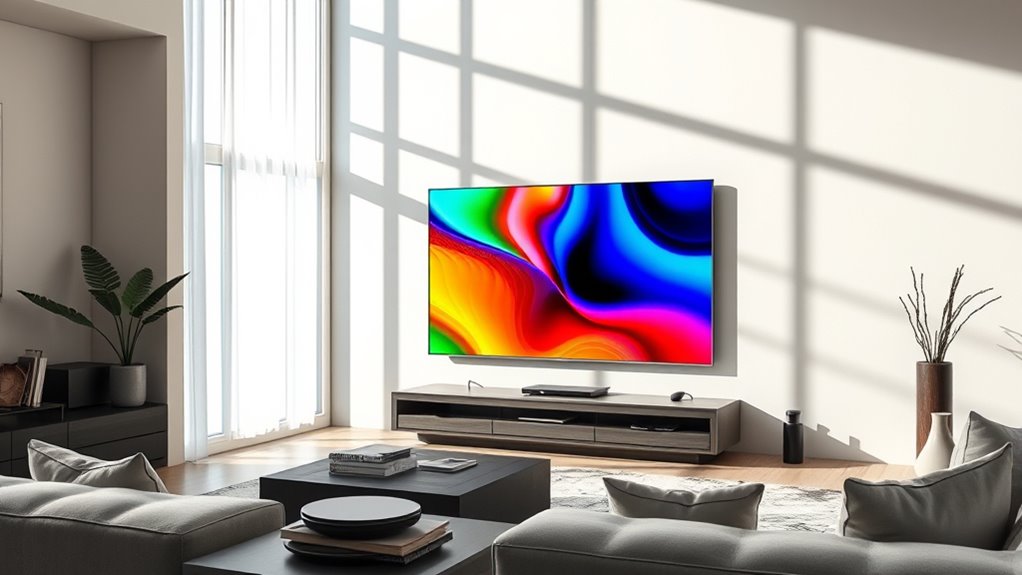 bright room tv features