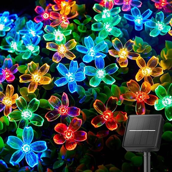 Brightown 60 LED Solar String Lights for Outdoors