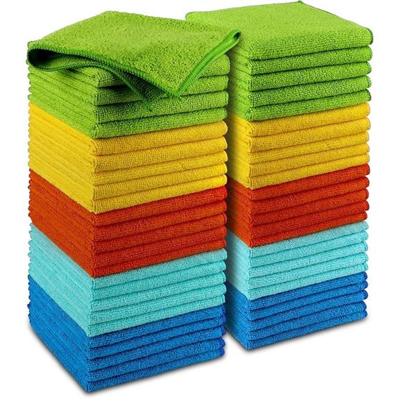 AIDEA Microfiber Cleaning Cloths (50 Pack)