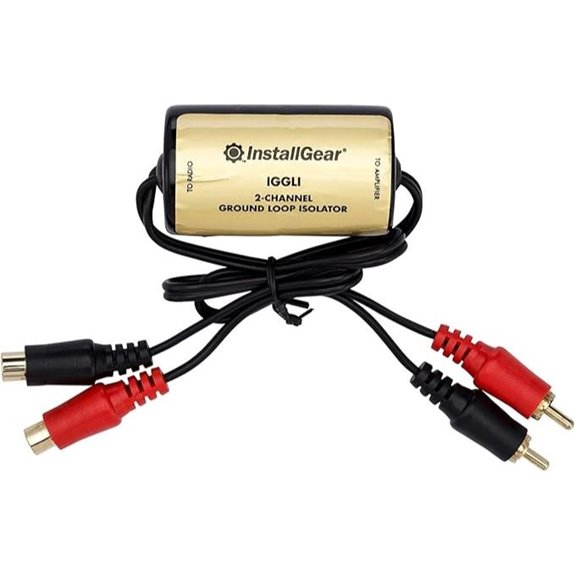 InstallGear Ground Loop Noise Isolator for Car & Home Audio