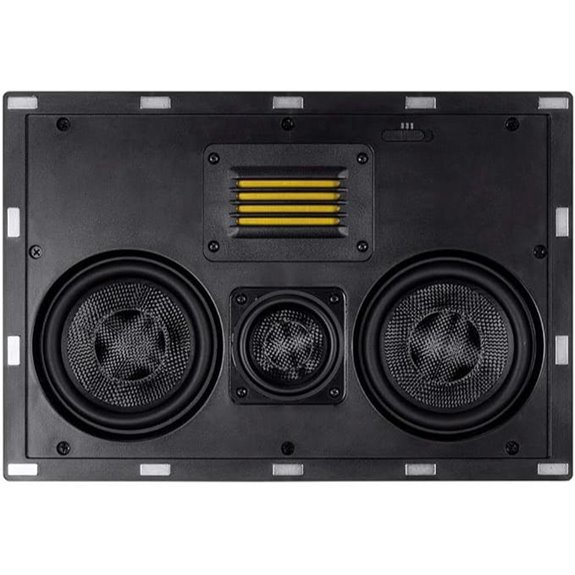 Monoprice 3-Way Carbon Fiber In-Wall Speaker