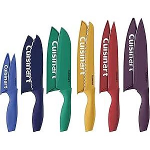 Cuisinart 12-Piece Ceramic Coated Knife Set