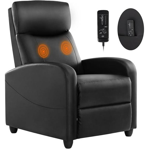 Sweetcrispy Recliner Chair for Adults with Lumbar Support