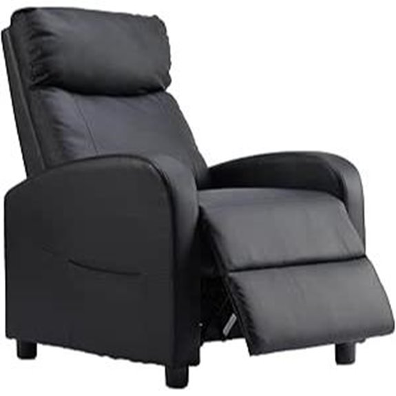 Sweetcrispy High-Density Recliner Sofa with Lumbar Support