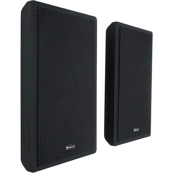Rockville RockSlim 5.25 Wall-Mount Home Theater Speakers
