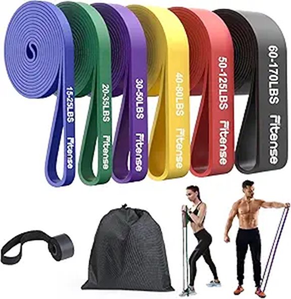 Resistance Bands Set with Door Anchor and Pouch