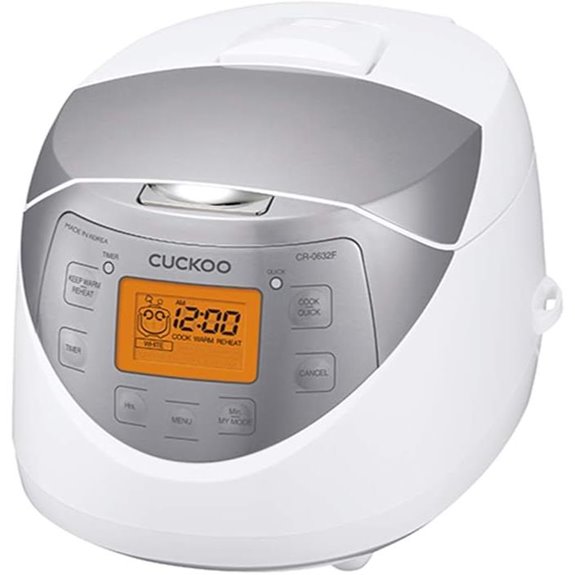 CUCKOO 6-Cup Micom Rice Cooker with Steamer
