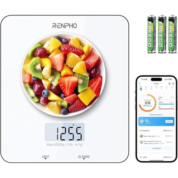 RENPHO Digital Kitchen Food Scale with App