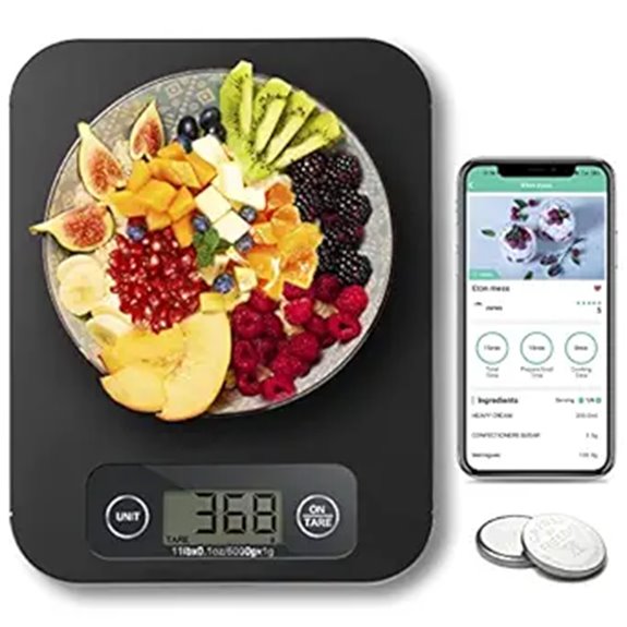 URAMAZ Digital Food Scale with Nutritional Tracking