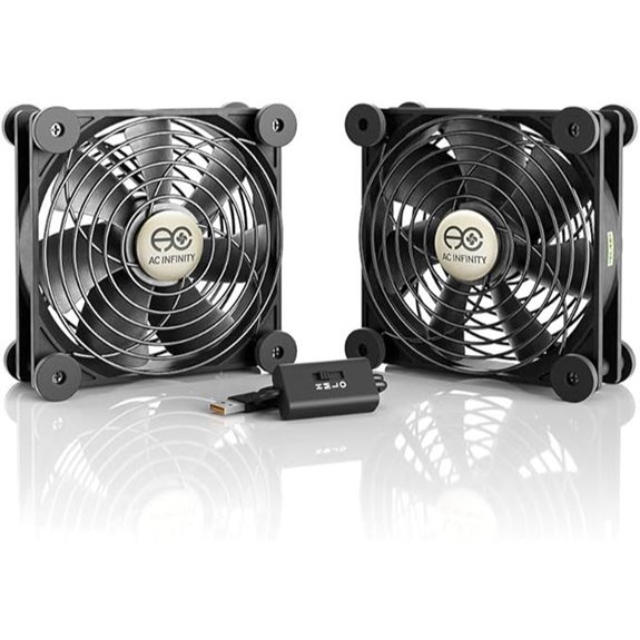 AC Infinity MULTIFAN S7 Dual 120mm USB Fan