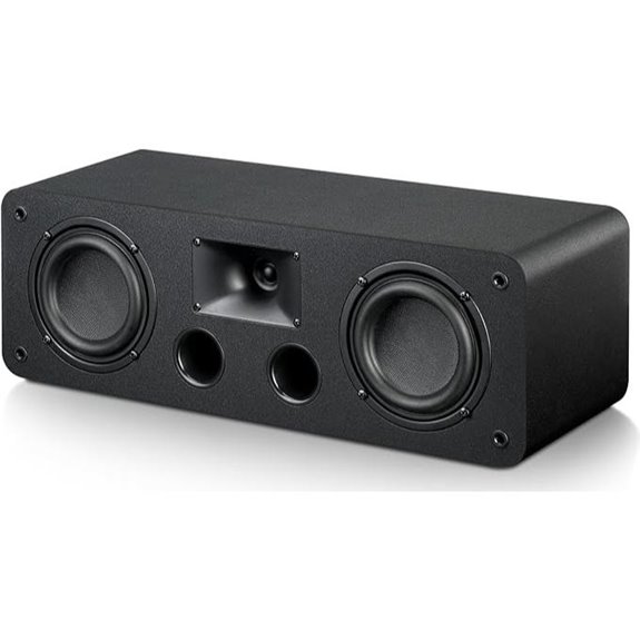 Saiyin Center Channel Speaker with Dual Woofers