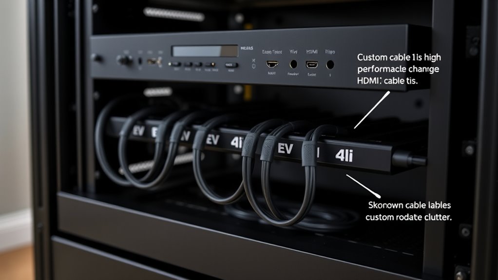 effective av cable organization