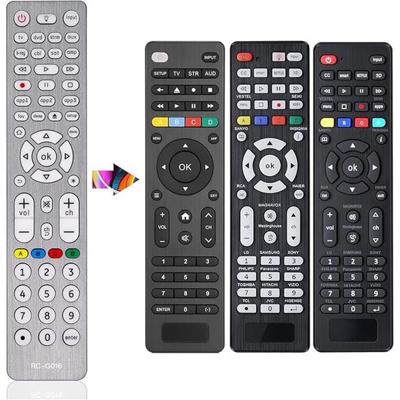 8-in-1 Universal Remote with Backlit Buttons