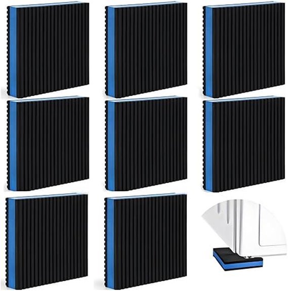 8 Pack Rubber Anti Vibration Pads for Machines