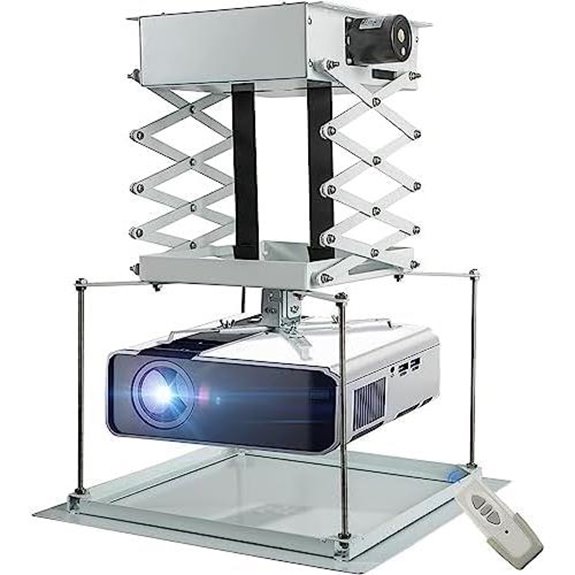 CGOLDENWALL 70CM Electric Ceiling Projector Mount