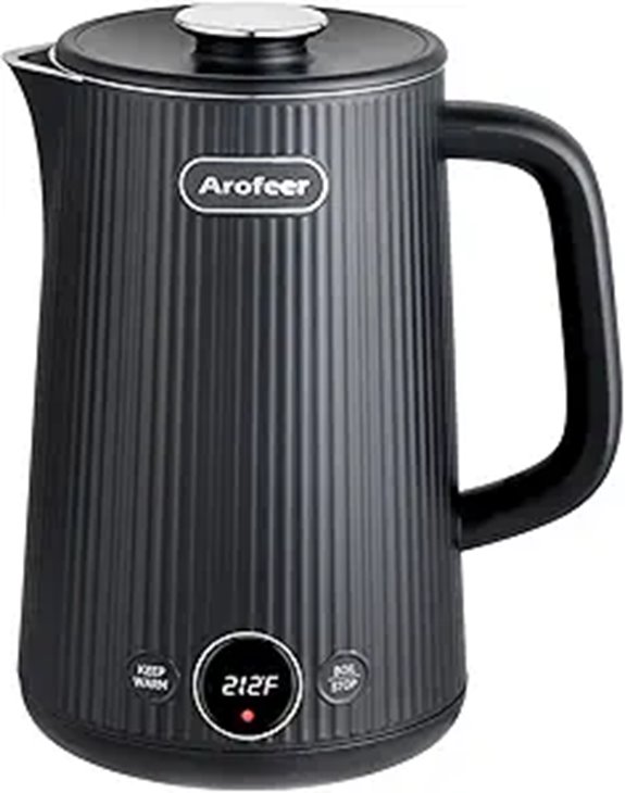 Arofeer 1.7L Electric Kettle with Temperature Control