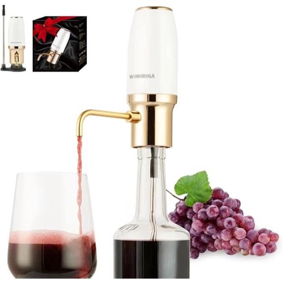 Electric Wine Aerator Dispenser with Adjustable Telescopic Tube