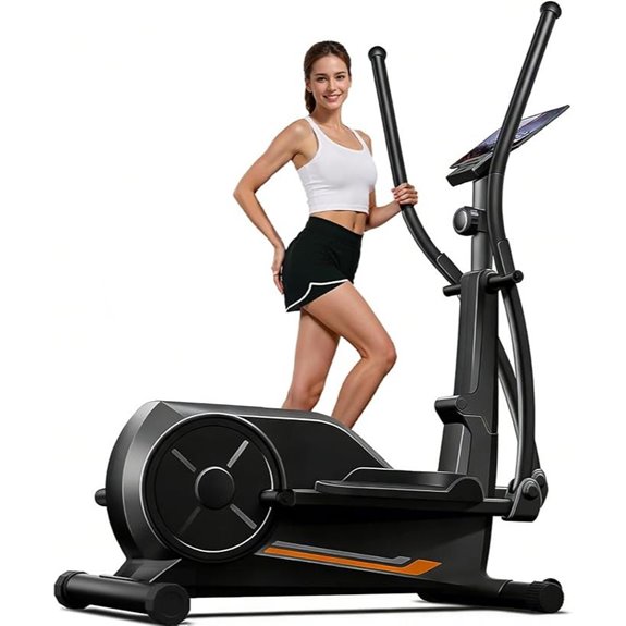 Cursor Fitness Elliptical Machine with LCD & Resistance