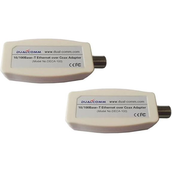 Ethernet Over Coax EOC Adapter Kit (DECA-100) - Twin Pack - by PAIRTEK