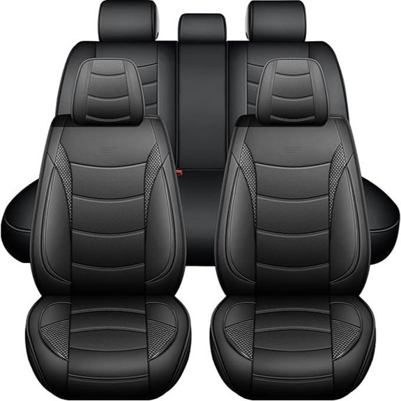 Universal Faux Leather Car Seat Covers Set
