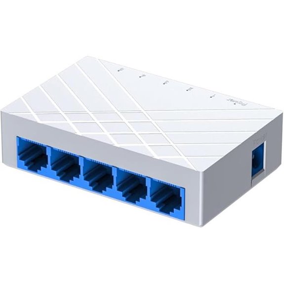 5-Port Gigabit Ethernet Switch Unmanaged Fanless