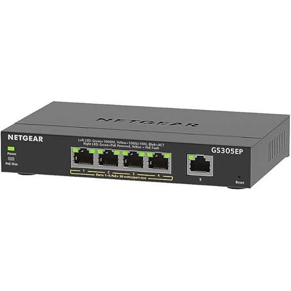 NETGEAR 5-Port PoE Gigabit Ethernet Switch