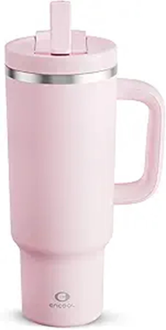 40 oz Insulated Stainless Steel Tumbler with Handle