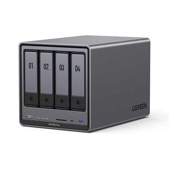 UGREEN 4-Bay Desktop NAS with 8GB RAM and SSD