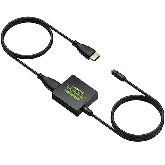 LiNKFOR eARC/ARC HDMI to Optical Audio Extractor